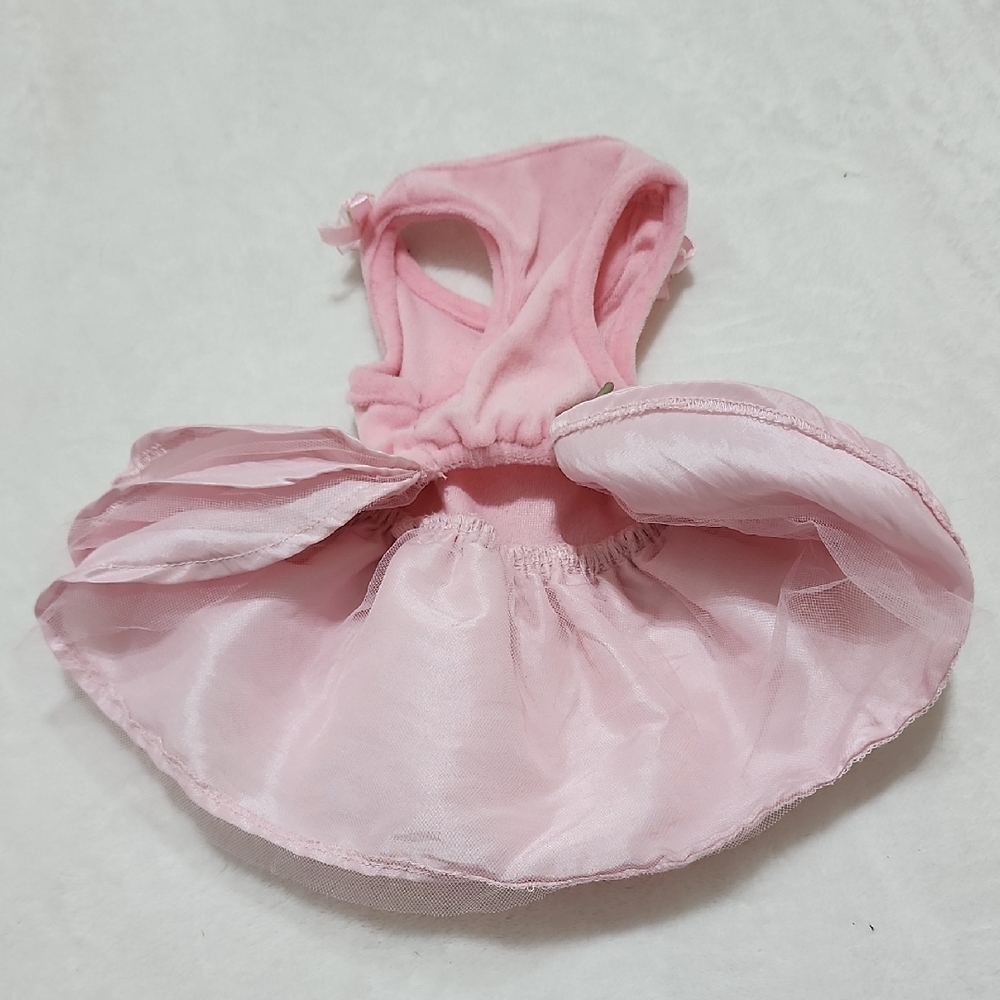 Pink Ruffled Dog Dress XS - Picture 5 of 6